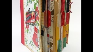 Scrapbook Mini Album quotMade With Lovequot Recipe Album [upl. by Dutch]