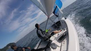 RS 400 Sailing Fun on Plymouth Sound [upl. by Judye]