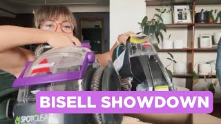 BISSELL SpotClean Pet Pro Cleaner vs Pet Stain Eraser PowerBrush  Which should you buy [upl. by Wilmette484]