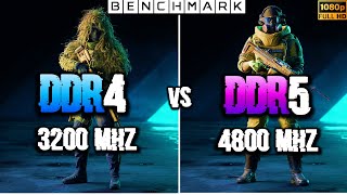 DDR4 3200 MHz RAM vs DDR5 4800 MHz RAM  Test in 9 Games  1080p  Benchmark [upl. by Topper808]