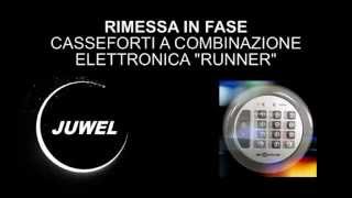 RIMESSA IN FASE CASSEFORTI ELETTRONICHE JUWEL quotRUNNERquot [upl. by Akcirederf706]