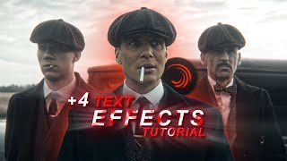 4 popular text effects tutorial on alight motion Preset [upl. by Lucrece]