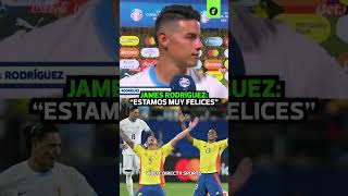 JAMES RODRÍGUEZ llora tras la CLASIFICACIÓN de COLOMBIA a la FINAL de la COPA AMÉRICA  Depor [upl. by Eydie192]