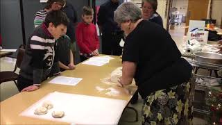 Making Prosphora  Orthodox Divine Liturgy Eucharist Bread [upl. by Ueik459]