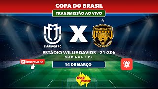 Maringá FC 0x1 Amazonas FC AO VIVO  COPA DO BRASIL 2024 [upl. by Oretos]