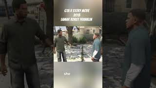 Lamar roast franklin 2013 vs 2021gta gta5 [upl. by Yaker]