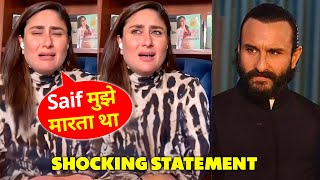 Kareena Kapoors shocking statement after Divorce amp Saif Ali Khan getting Married for 3rd time [upl. by Rowen]