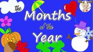 The Months of the Year Song [upl. by Aztiraj166]