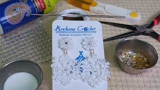 Secrets Revealed Crochet Snowflake Earring Masterpiece [upl. by Caryn]