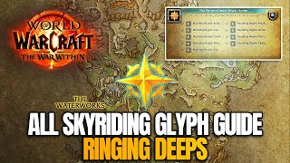 All Ringing Deeps Skyriding Glyph Location Guide  World of Warcraft The War Within [upl. by Nommad]