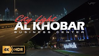 Experience the Best Night Drive in AL KHOBAR City 2024  City Lights  4K  Virtual Route TV [upl. by Collimore]