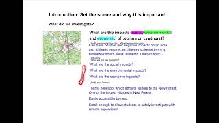 GCSE  FIELDWORK RECAP  AQA [upl. by Afihtan]