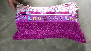 pillow cover cutting and stitching  pillow cover cutting and stitching  sewing cushion pillow [upl. by Pry724]