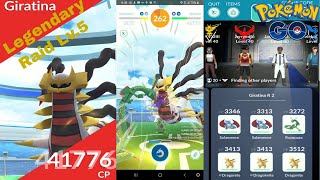 Pokemon Go Gen 4 Giratina Origin Form Raid [upl. by Oiliduab]