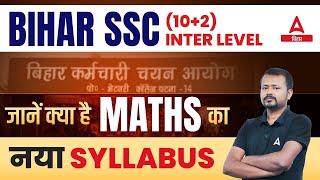 Bihar SSC Inter Level Vacancy 2023 Syllabus  BSSC Maths Syllab usBy Chandan Sir [upl. by Ahsitaf]