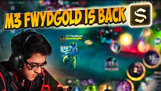 I WAS TIRED OF LOSING SO I BROUGHT OUT THE M3 FWYDGOLD LANE  Mobile Legends [upl. by Satterfield]