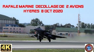 RAFALE M Décollages Hyères 08 oct 2020 [upl. by Aivatnahs919]