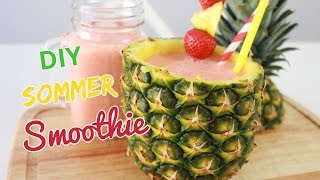 Ananas Smoothie selber machen  MEGA LECKER [upl. by Ashlen529]