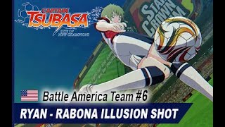 Captain Tsubasa Rise of New Champions  RyanRabona Illusion Shot 6 tsubasariseofchampion [upl. by Ecnahc282]