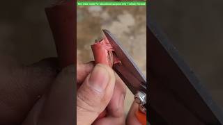 Awesome Idea 🤔 How to join Electric wire amp plug  wire connector idea short wirescreen [upl. by Clive]