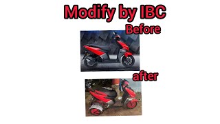 tvs entrack to three wheeler bike modify by IBC ibc shorts [upl. by Broderick]