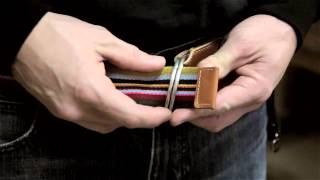 How to Buckle a DoubleRing Belt  Solutions for Clothing Questions [upl. by Ezalb]