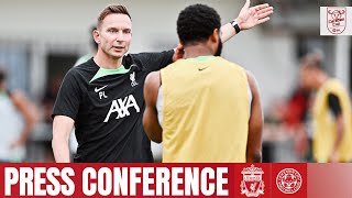 Pep Lijnders Carabao Cup press conference  Liverpool vs Leicester City [upl. by Teuton]