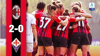 Bergamaschi and Tucceri for the win  AC Milan 20 Fiorentina  Highlights Womens Serie A [upl. by Celia]