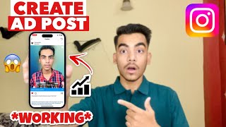 How To Create Ad Post on Instagram  How To Create Instagram Ads [upl. by Ledda]