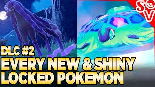 All New Pokemon in Indigo Disk amp Shiny Locks  Pokemon Scarlet and Violet DLC [upl. by Nashbar174]