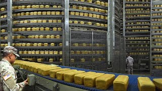 Inside Massive US Army Bakery Producing Tons of Food Everyday [upl. by Llenahs]