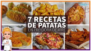 ✅ 7 Recetas de PATATAS en FREIDORA de AIRE que No Te Puedes Perder 🥔 🔥 Trucos Papas en Airfyer 😜 [upl. by Gratianna]