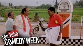 Deva Movie  Comedy By Vadivelu At Petrol Station [upl. by Ardiekal16]