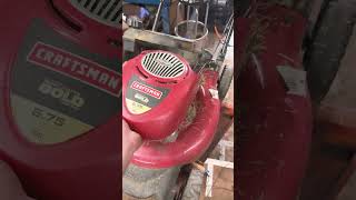 Craftsman lawnmower runs poorly Hard to start mowerrepair lawnmower diy mower [upl. by Law]