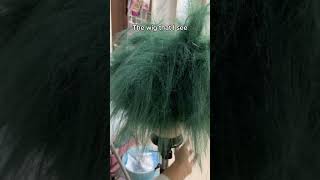 wig styling is all about TRUSTING THE PROCESS dekumyheroacademiabokunoheroacademiacosplaywigs [upl. by Enenej]