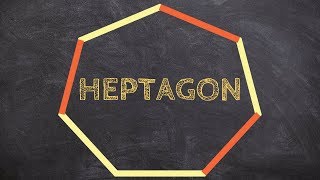 How to find the sum of interior angles for a heptagon [upl. by Asselam]