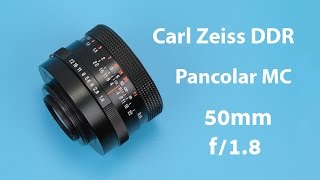 Carl Zeiss Pancolar MC 50mm f18 m42 Prime lens [upl. by Netsrik544]