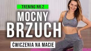 MOCNY BRZUCH 🔥 Trening nr2 Wyzwanie 30dniowe  Monika Kołakowska [upl. by Kiran837]