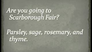 Simon amp Garfunkel  Scarborough Fair Full Version Lyrics [upl. by Hawkie63]