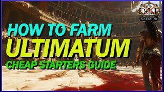 POE 325 How To Ultimatum A Cheap and Easy To Way To Start Learning Ultimatum and Make Currency [upl. by Sirois]