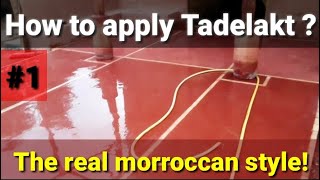 How To Apply Tadelakt  The Real Morroccan Style  Lime Plaster  comment appliquer tadelakt 1 [upl. by Adieno715]