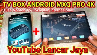 TV BOX ANDROID MXQ PRO 4K 5G  cara menggunakan mini Keyboard Wireless [upl. by Enaywd]