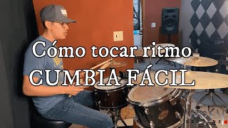 Cómo tocar CUMBIA Fácil  Tutorial de batería  Woky Records [upl. by Darelle347]