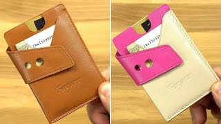 Ein Hingucker Echtleder Slim Wallet für DAMEN und HERREN von Fergarer  DEUTSCH [upl. by Ahsilem813]