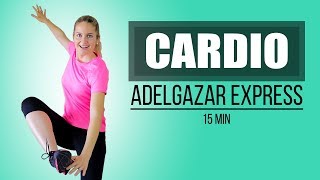 CARDIO QUEMAGRASA PARA ADELGAZAR RÁPIDO  IDEAL PARA BAJAR DE PESO RAPIDAMENTE  NatyGlossGym [upl. by Nimar]