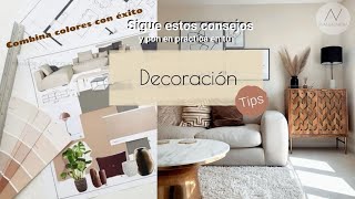 CÓMO COMBINAR COLORES PARA INTERIORES  Consejos y Tips Decoración  AVanguardia [upl. by Niki]