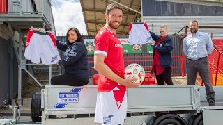 Wrexham AFC Renews Sponsorship Deal with Ifor Williams Trailers  Wrexham AFC News [upl. by Aekal]