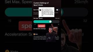 How to toggle the SegwayNinebot MAX G2’s max speed in sport mode 🤔🛴💨 segwayninebot tutorial [upl. by Corinna]