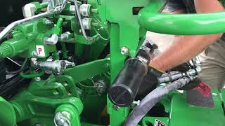 How to Remove a John Deere 385A Backhoe [upl. by Stanway]