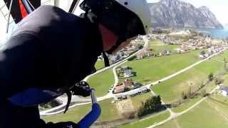 Laminar Z9 Feuerkogel  Zimnitz  Approach amp Landing in Ebensee 30314 [upl. by Eimile]